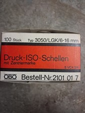 100St. OBO Bettermann 3050/LGK  DRUCK-ISO-SCHELLE 6-16mm 3050