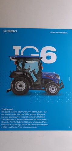 Iseki 6 kommunalschlepper - iseki:, tg