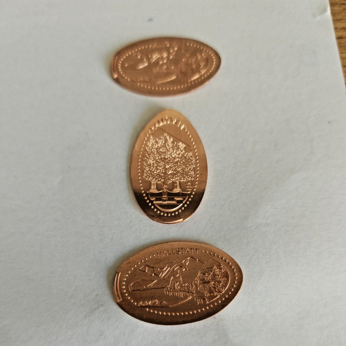 Elongated coins quetschmünzen - elongated,