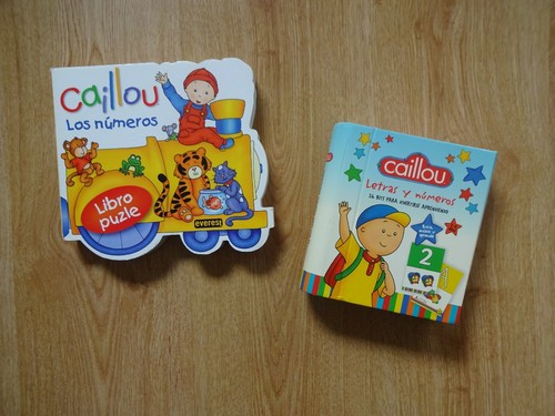 Caillou puzzle buch lernset - caillou,