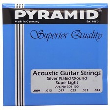 Pyramid Superior Super Light | Silver Akustik-Western-Gitarren-Saiten | 301 100