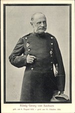 Ak König Georg von Sachsen