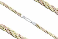 Damen Collier Halskette Silber