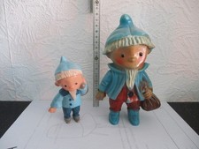 DDR Spielzeug  2 seltene Hohlplaste Figuren vom Sandmann  70iger