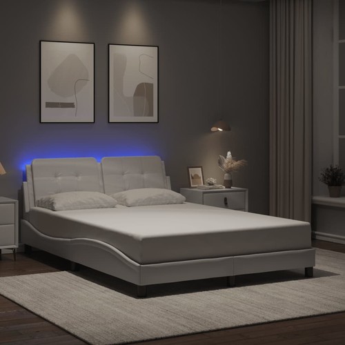 Vidaxl bettgestell mit led - bettgestell,