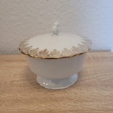 Deckeldose Porzellan groß alt