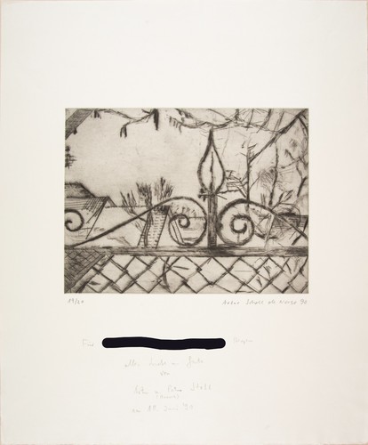 Arthur stoll radierung 1990 - stoll,,