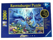 Ravensburger Puzzle Leuchtendes Unterwasserparadies 200 Teile XXL Star Line NEU