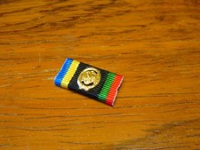 Deutsches Sportabzeichen in Gold, alte DSB-Form - Bandschnalle Orden Bundeswehr