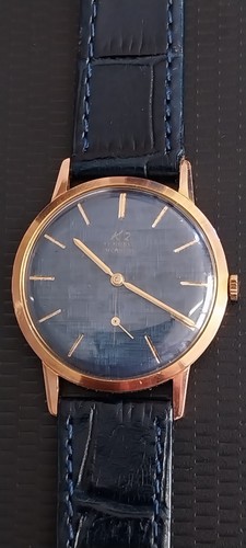 Herrenuhr blau neu vintage - blau,