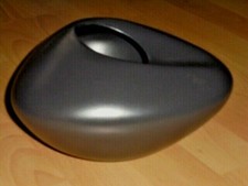 IKEA tolle riesige Vase/Schale DEKO 3eck dunkelgrau matt 13xca.20cm 