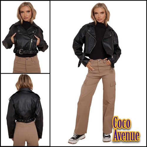Damen biker jacke gürtel - damen,