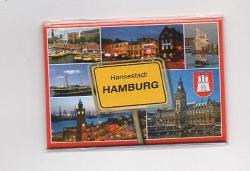 Magnet hamburg motive - magnet,