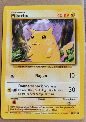 Pokemon karte pikachu - 1,