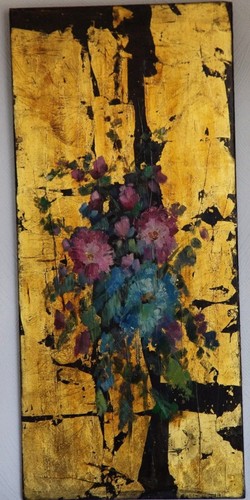 Wandbild auf holzplatte - wandbild,