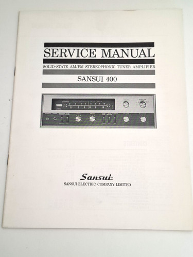 Original service manual sansui - service,