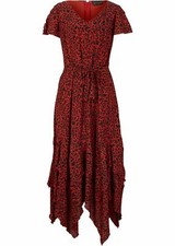 Kleid mit V-Ausschnitt und