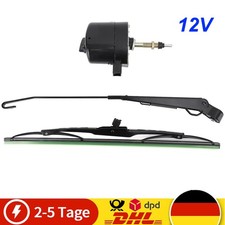 Neu Scheibenwischermotor 12V 105°Arm Blatt Wischermotor universal Traktor Boot