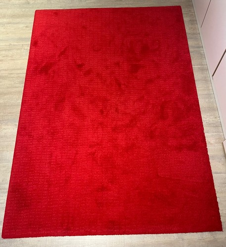 Langsted teppich 133x195cm rot - teppich,
