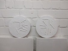 weiße Nägel - Spachtelmasse