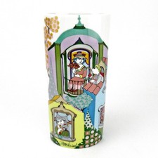 Rosenthal Porzellan Vase Dekor "Scenes from a Window" Björn Wiinblad Design