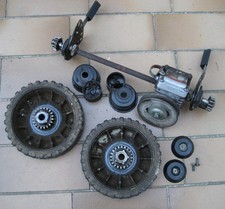 Antrieb und Räder aus Sabo Rasenmäher 50/126 H-mA Radantrieb Antriebsräder