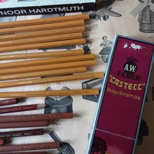 Polychhromos alte Bleistifte