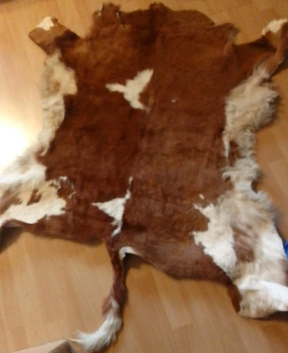 Kuhfell kalbfell braun - ,