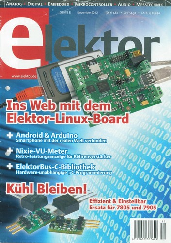 Elektor heft 2012 november - 11/2012,