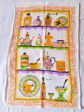 UNBENUTZT DDR Küchenhandtuch Geschirrtuch Gewürzregal Geschirrhandtuch Handtuch