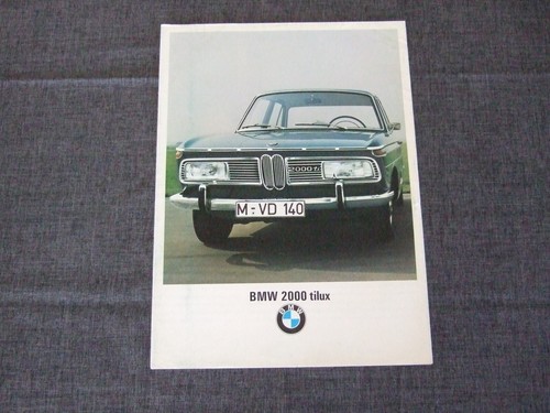 Bmw prospekt 2000 tilux - bmw,