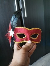 VENEZIANISCHE MASKE VINTAGE BALL MASKE FASCHING MASKERADE  NEUWERTIG