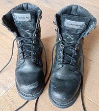 Kanadian Leder-Schnürschuh, Gr. 39 von Polo, Motorradstiefel 