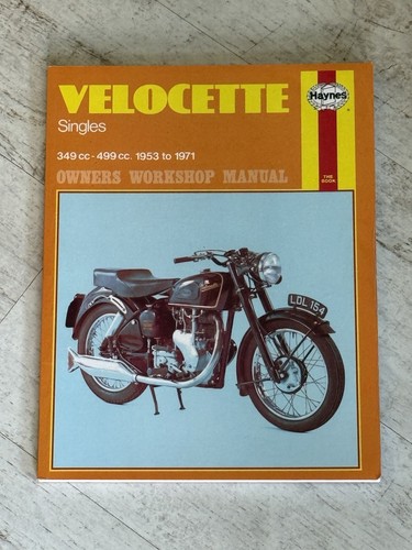 Haynes manual 186 velocette - haynes,