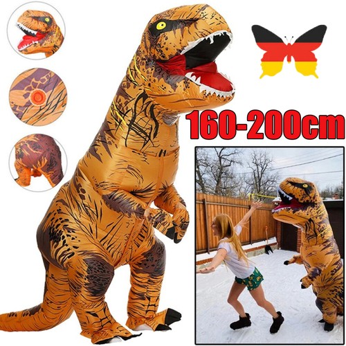 Aufblasbares kostüm dino - aufblasbares,