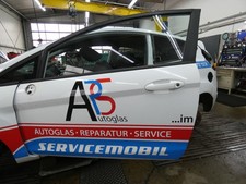 Tür vorne links Fiesta 8 JA8 Frozen white