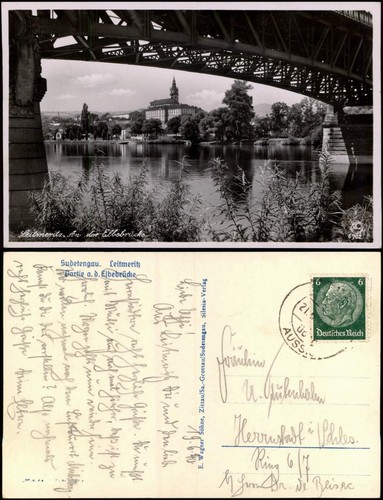 Postcard leitmeritz - postcard,