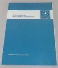 Werkstatthandbuch Einführung Mercedes ASD Automatisches Sperr Differential 1987