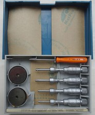3 Punkt Innenmikrometer Satz TESA 3,5-6,5 mm € 1200,- + MWSt. Set Dreipunkt