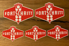 Fortschritt DDR Aufkleber SET Oldtimer VEB ZT Traktor Allrad IFA Diesel Ossi 755