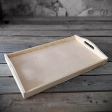 Vintage Holztablett 50x30 cm