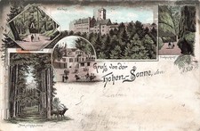 AK Eisenach Hohen Sonne Wartburg Drachenschlucht Thüringen 1894 Postkarte