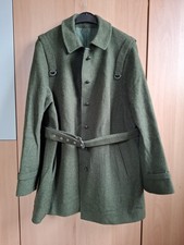 Vintage Lodenmantel olivgrün