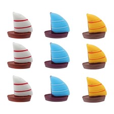  9 Pcs Segelboot Kuchen Topper
