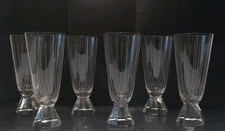 6 Sektgläser Cocktailgläser, Friedrich Widsor Kristall 60er Jahre 15,5 cm