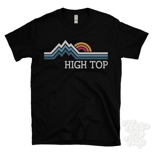 High top shirt retro logo - retro,
