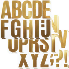 68 Stücke Buchstaben