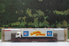 Fleischmann H0 5272 K Niederflurwagen mit Schöller LKW DB 8achsig in Ovp Nr.4921