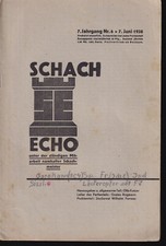 Schach Echo 7.Jg Nr.6 von