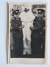 Foto Eisbär Kostüm Polarbär polar bear ours blanc Soldaten NVA Militär DDR
